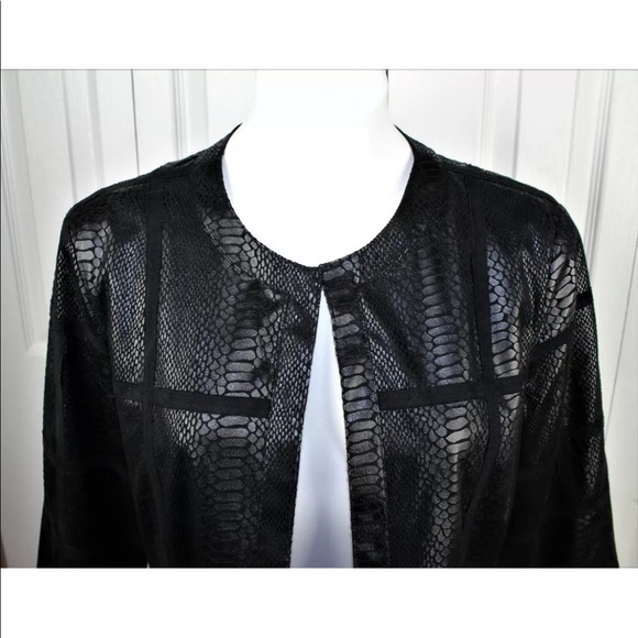 Alfred dunner black snakeskin jacket - Picture 5 of 6